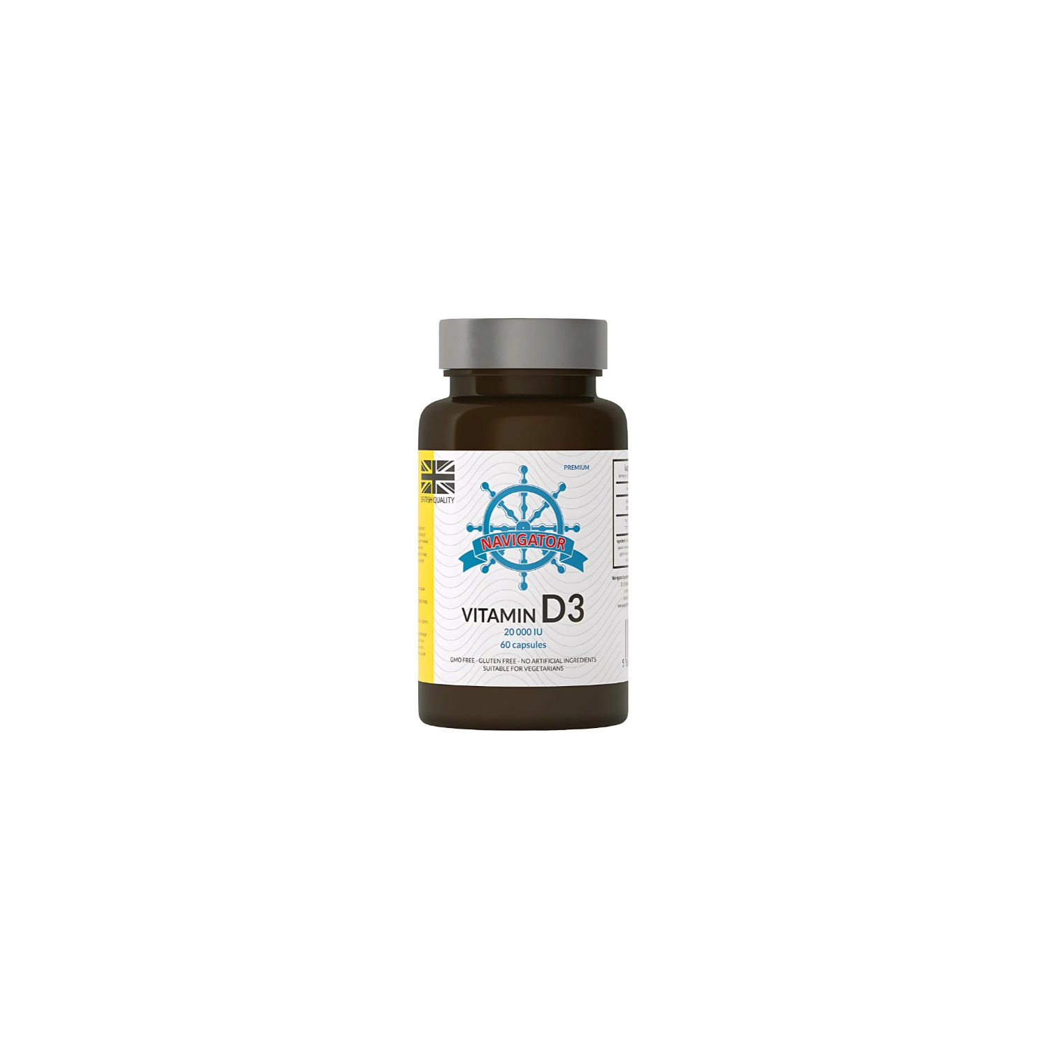 Navigator Vitamin D3 20,000 IU 60 kaps.