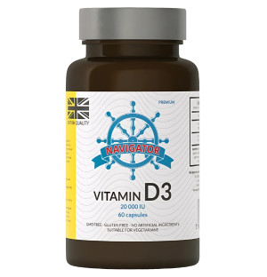 Navigator Vitamin D3 20,000 IU 60 kaps.