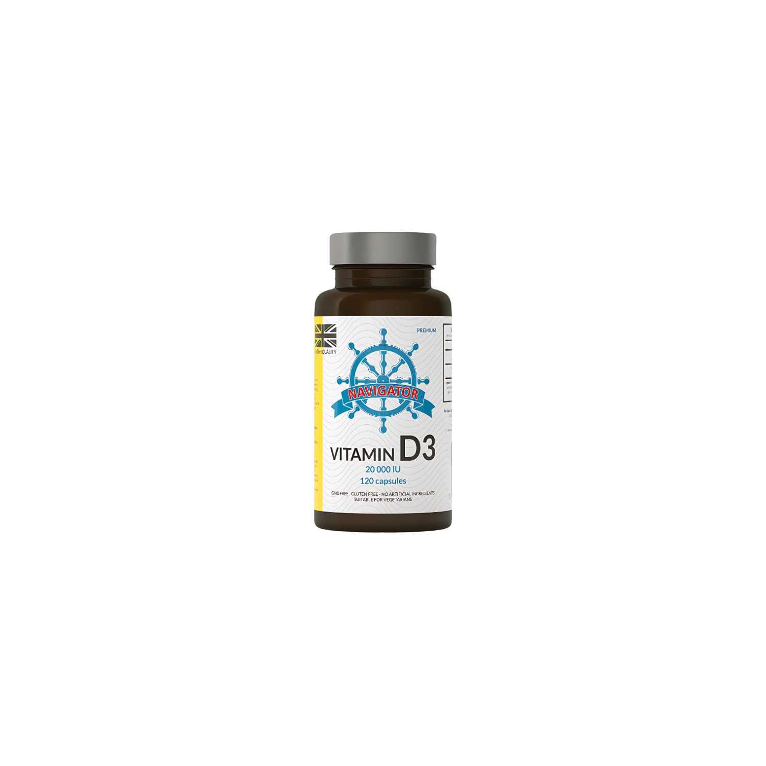 Navigator Vitamin D3 20,000 IU 120 kaps.