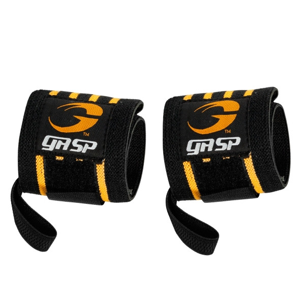 GASP Hardcore Wrist Wraps Schwarz-Gelb