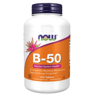 NOW Foods Vitamin B-50 250 tabs.