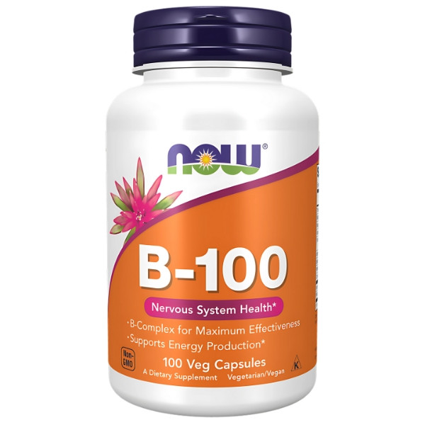 NOW Foods Vitamin B-100 100 caps. Vege