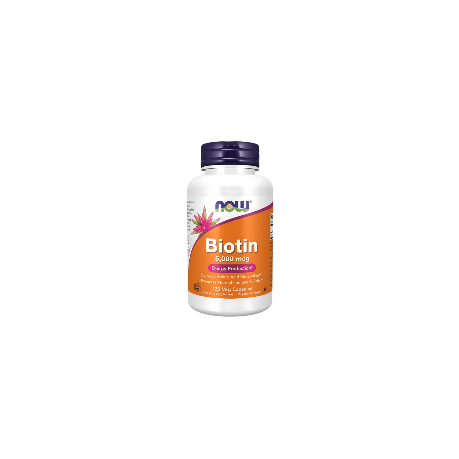 NOW Foods Biotin 5000mcg 120 caps. Vege