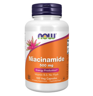NOW Foods Niacinamide 500mg 100 kaps. Vege