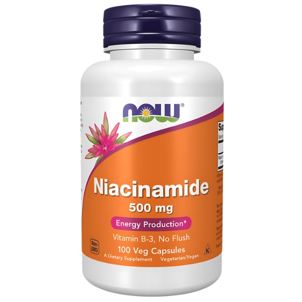 NOW Foods Niacinamide 500mg 100 kaps. Vege