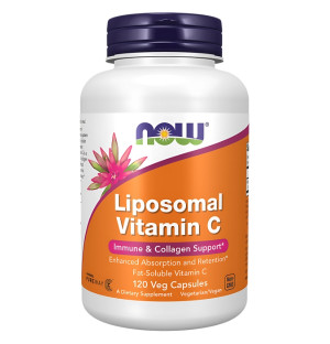 NOW Foods Liposomal Vitamin C 120 caps. Vege