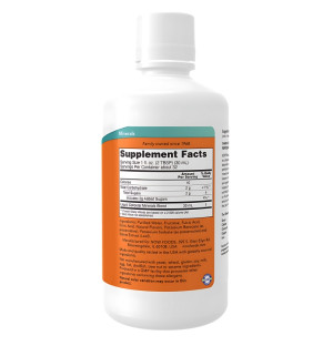 Product composition NOW Foods Colloidal Minerals Liquid 946ml Raspberry