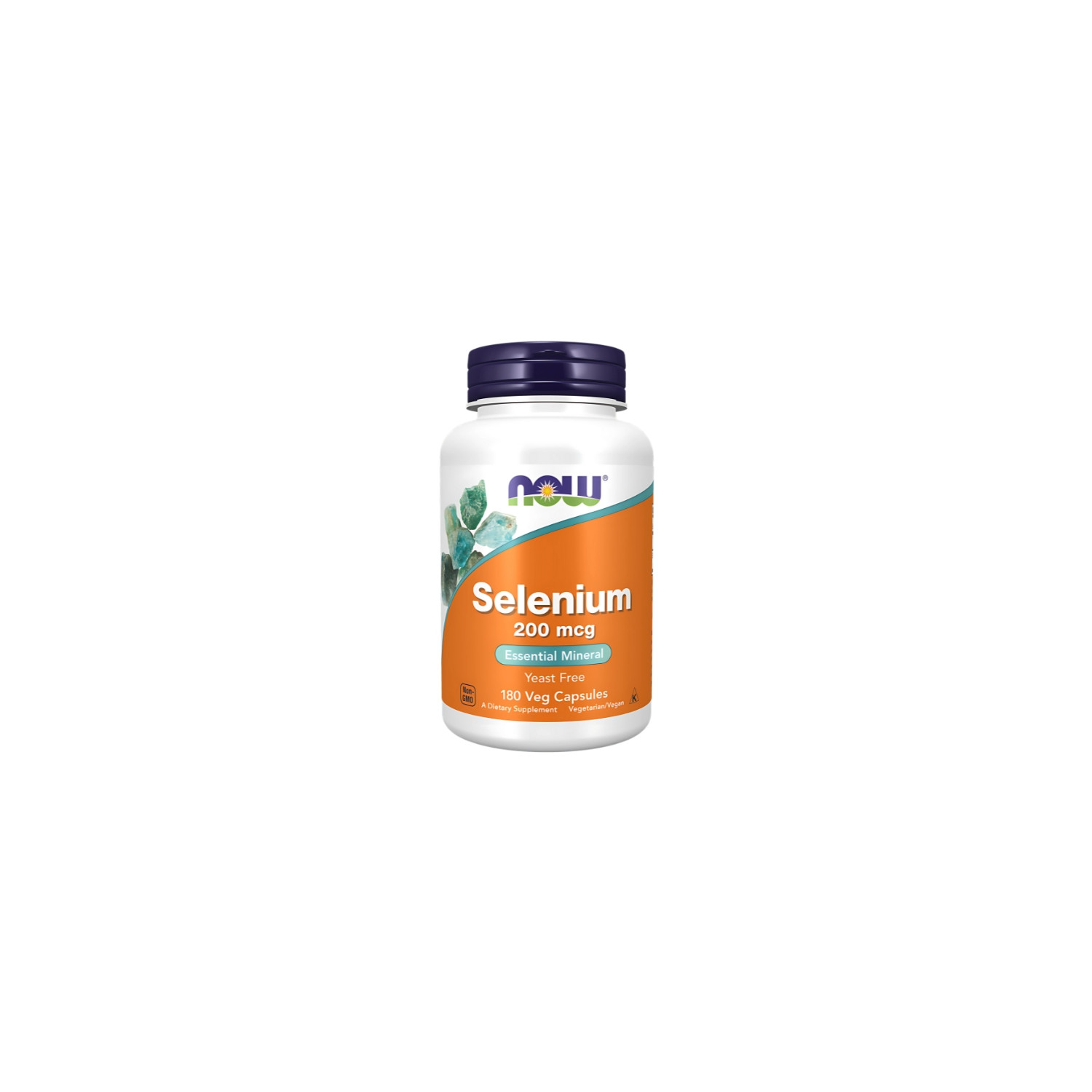 NOW Foods Selenium 200mcg 180 caps. Vege