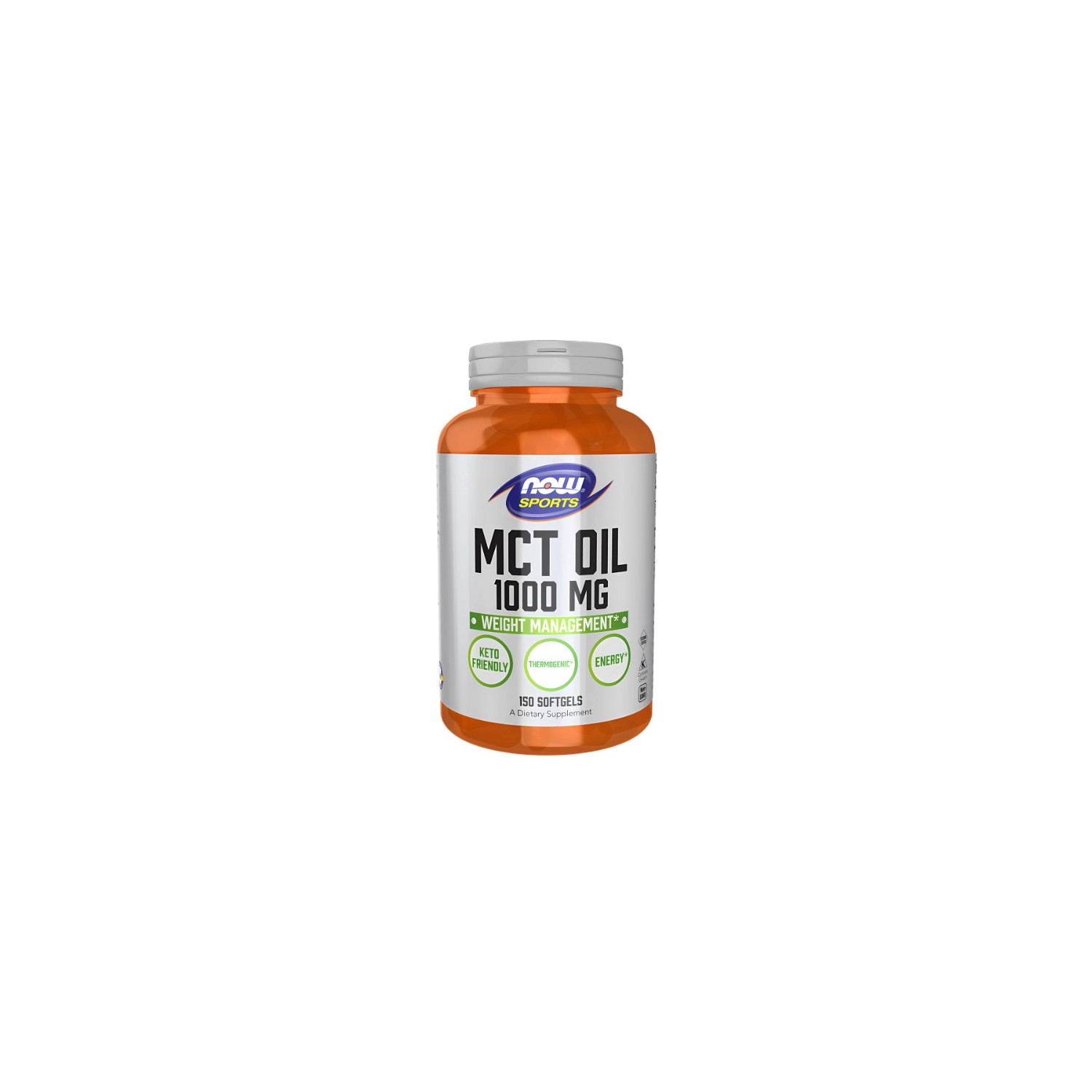 NOW Foods MCT Oil 1000mg 150 caps. Softgels