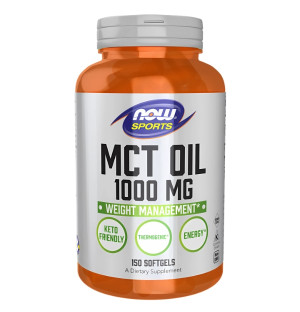 NOW Foods MCT Oil 1000mg 150 caps. Softgels