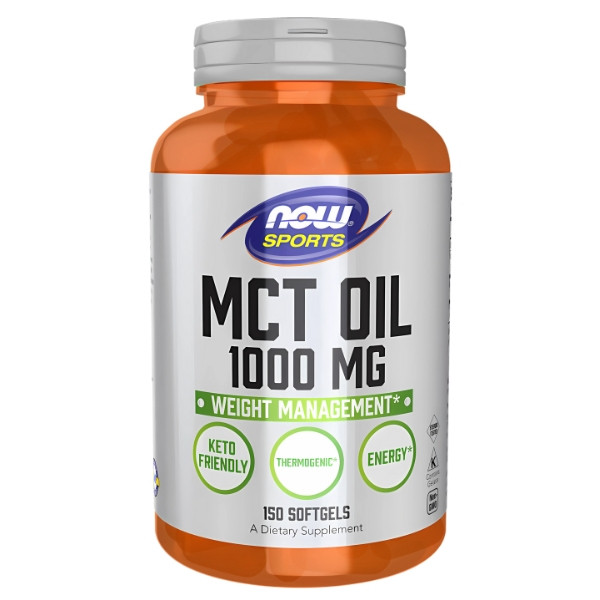NOW Foods MCT Oil 1000mg 150 caps. Softgels