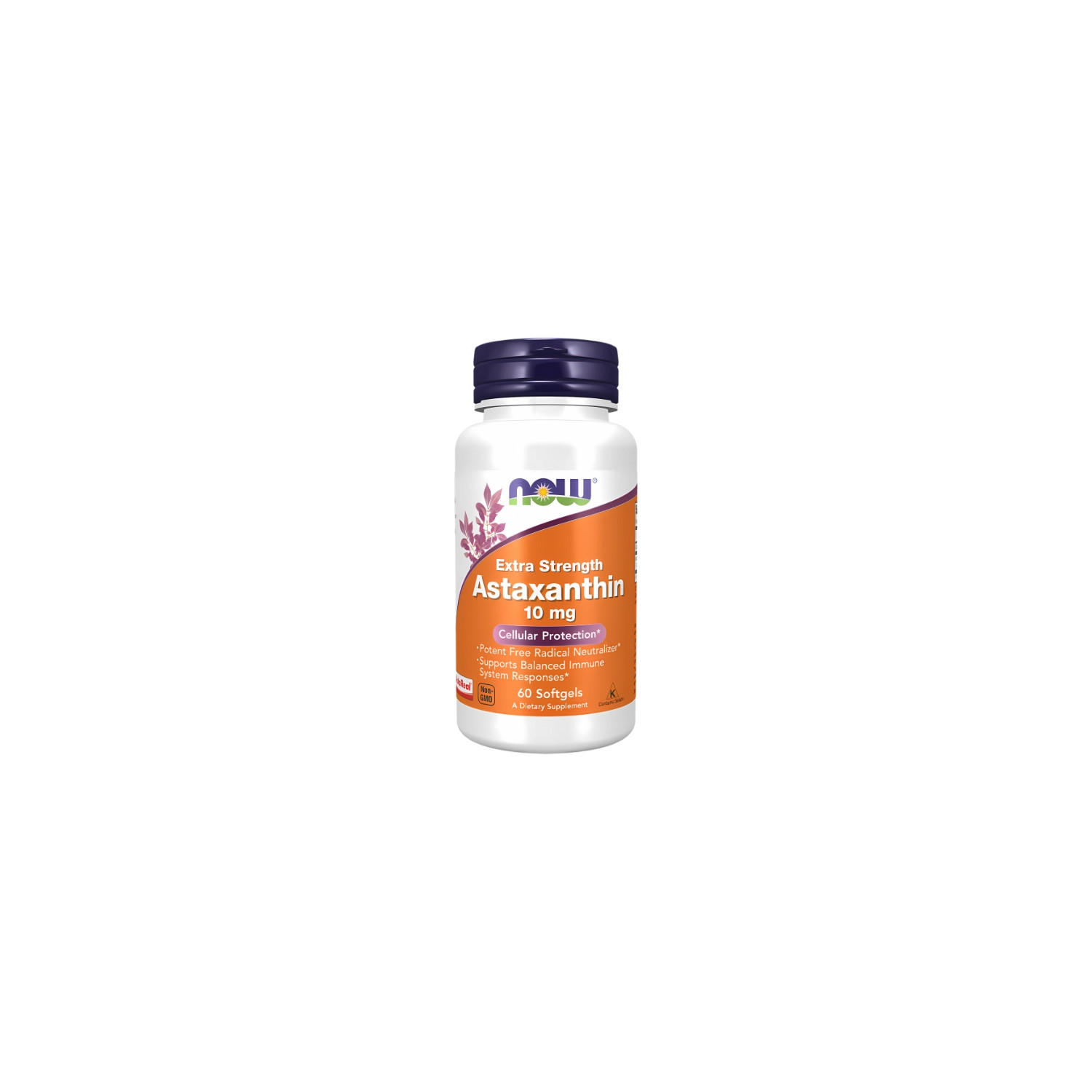 NOW Foods Astaksantyna 10mg Extra Strength 60 kaps. Softgels