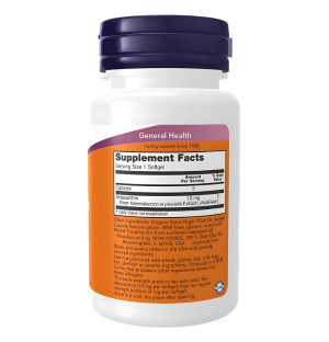 Skład produktu NOW Foods Astaksantyna 10mg Extra Strength 60 kaps. Softgels
