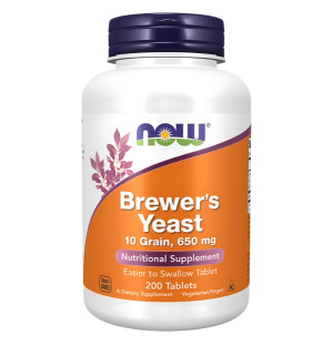 NOW Foods Bierhefe 650 mg 200 tabl. Vege