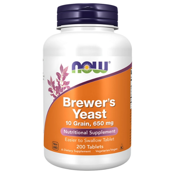 NOW Foods Bierhefe 650 mg 200 tabl. Vege