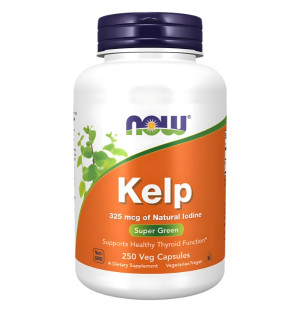 NOW Foods Kelp 325mcg 250 caps. Vege