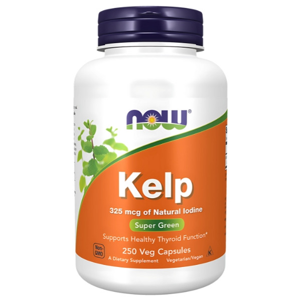 NOW Foods Kelp 325mcg 250 caps. Vege