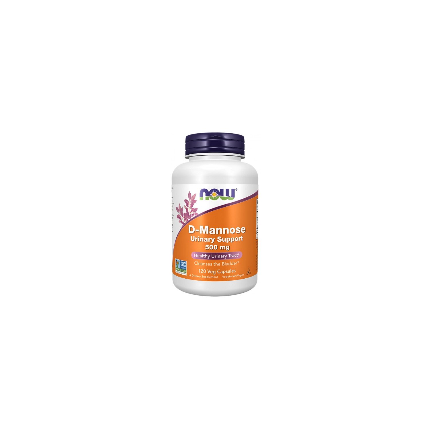 NOW Foods D-mannoza 500mg 120 kaps. Vege