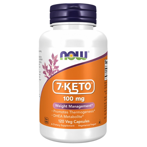 NOW Foods 7-KETO 100mg 120 caps. Vege
