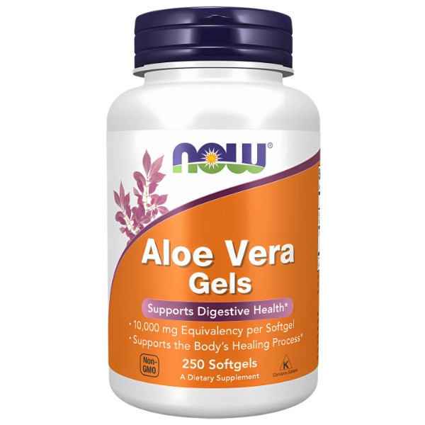 NOW Foods Aloe Verva 10,000 250 kaps. Softgels