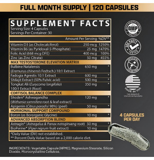 Skład produktu Nutrex Alpha-T Magnum 120 kaps. Vege