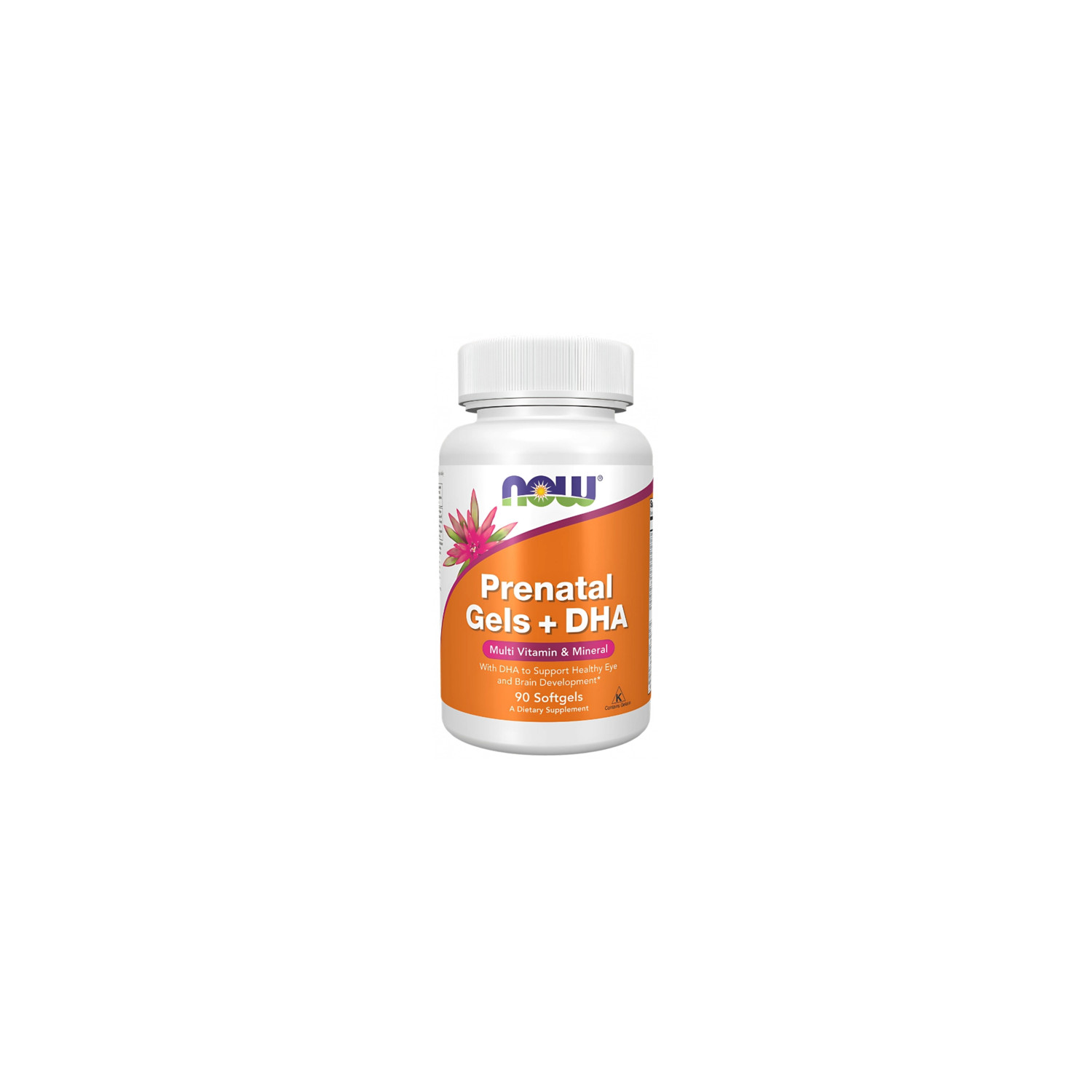 NOW Foods Prenatal Gels + DHA 90 kaps. Softgels