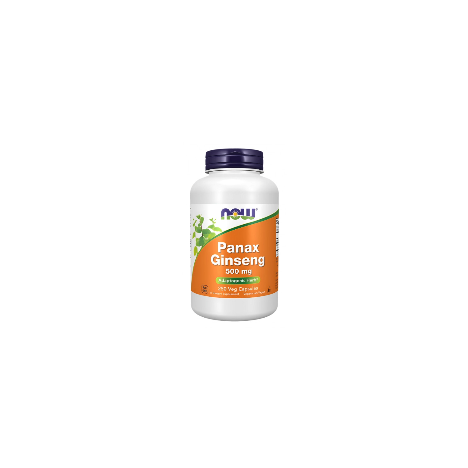 NOW Foods Panax Ginseng 500mg 250 kaps. Vege