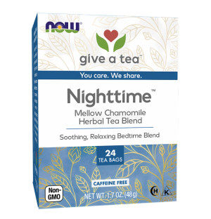 NOW Foods Nighttime Tee für die nächtliche Entspannung 24 stk. 48g