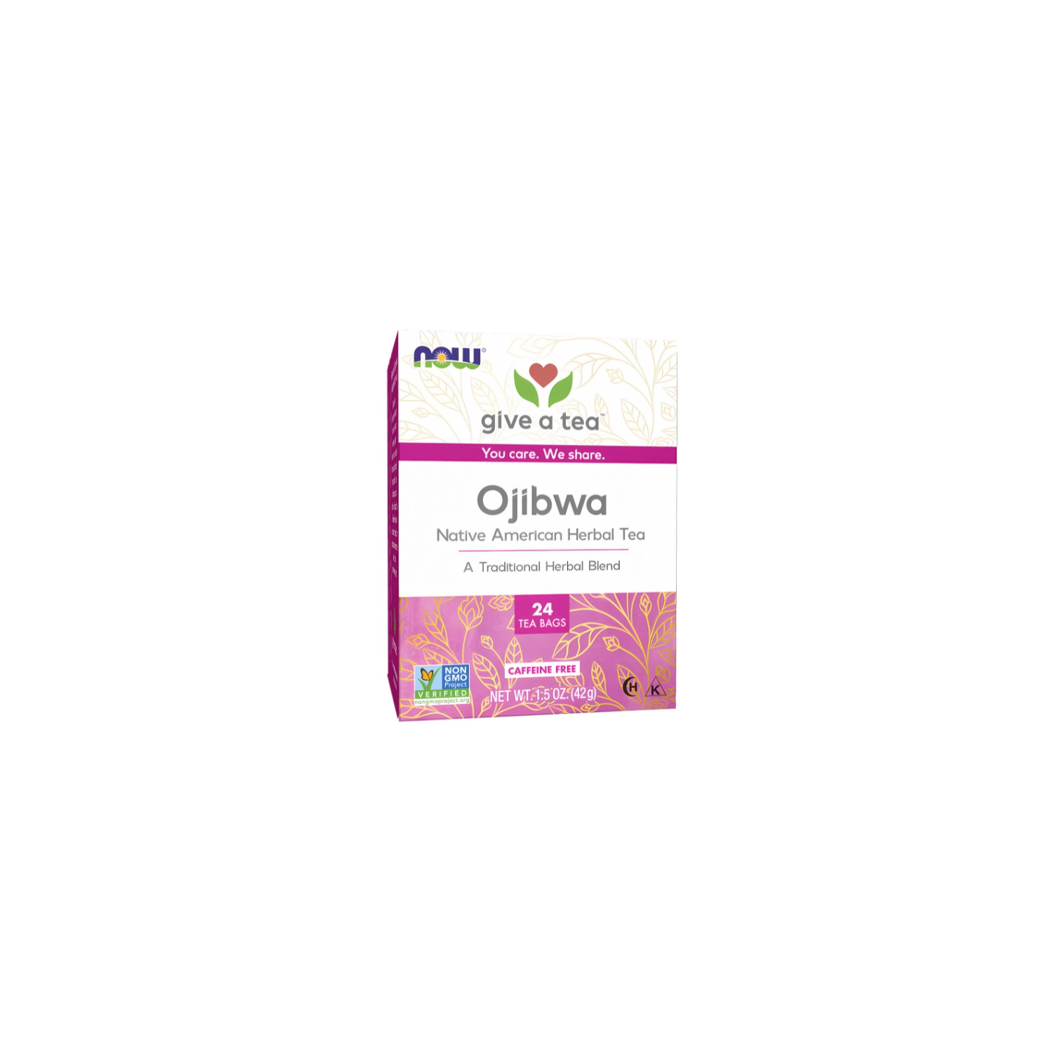 NOW Foods Ojibwa Kräutertee der Ureinwohner Amerikas 24 stk. 42g