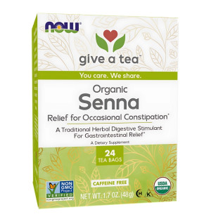 NOW Foods Bio-Sennes-Tee 24 stk. 48g
