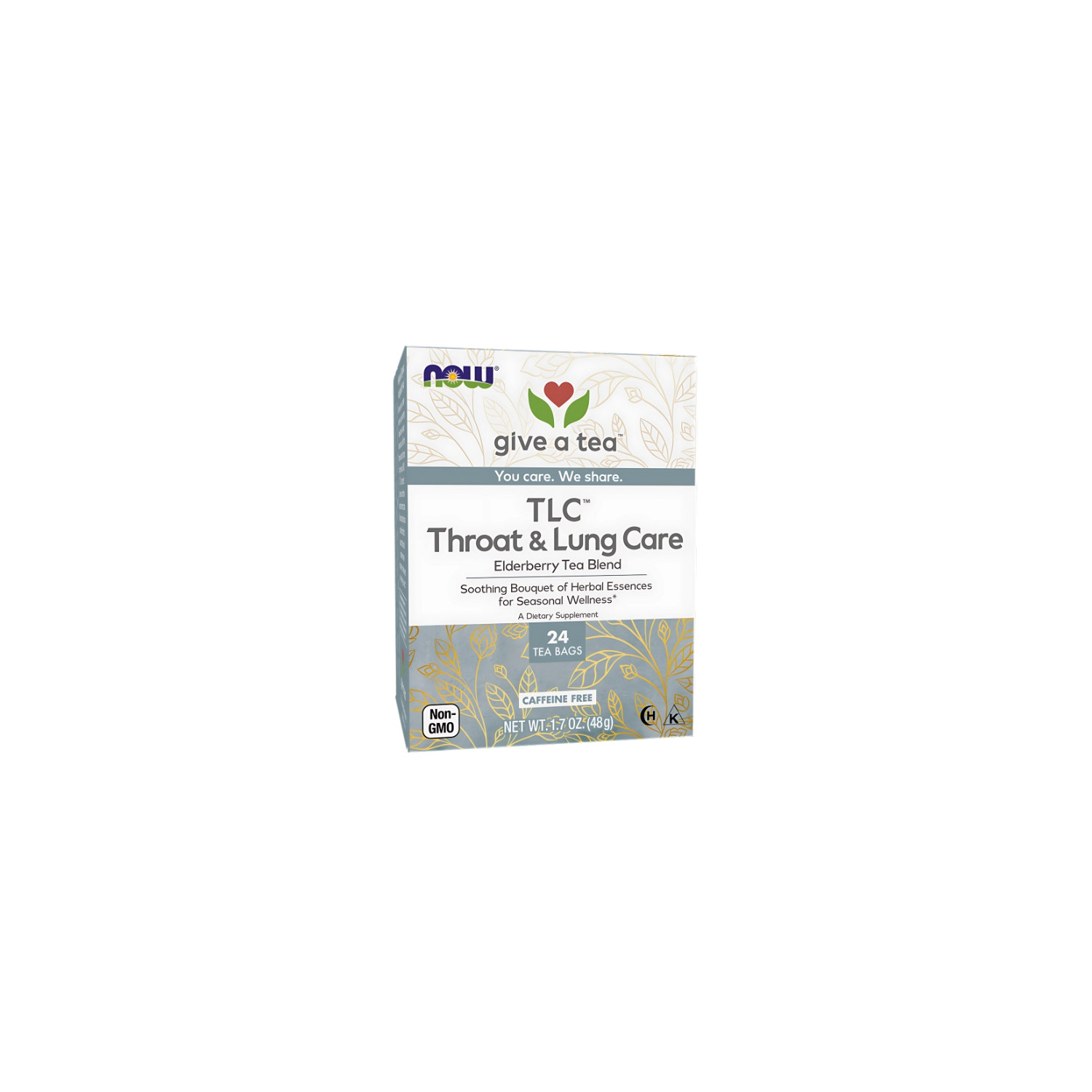 NOW Foods TLC Hals und Lungenpflege-Tee 24 stk. 48g