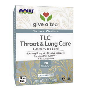 NOW Foods TLC Hals und Lungenpflege-Tee 24 stk. 48g