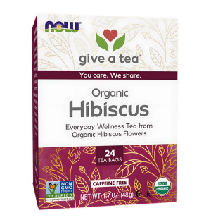 NOW Foods Bio-Hibiskustee 24 stk. 48g