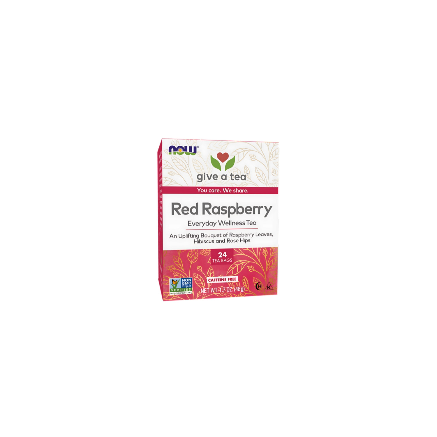 NOW Foods Red Raspberry Tea 24 ct. 48g