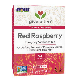 NOW Foods Red Raspberry Tea 24 ct. 48g