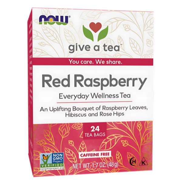 NOW Foods Red Raspberry Tea 24 ct. 48g