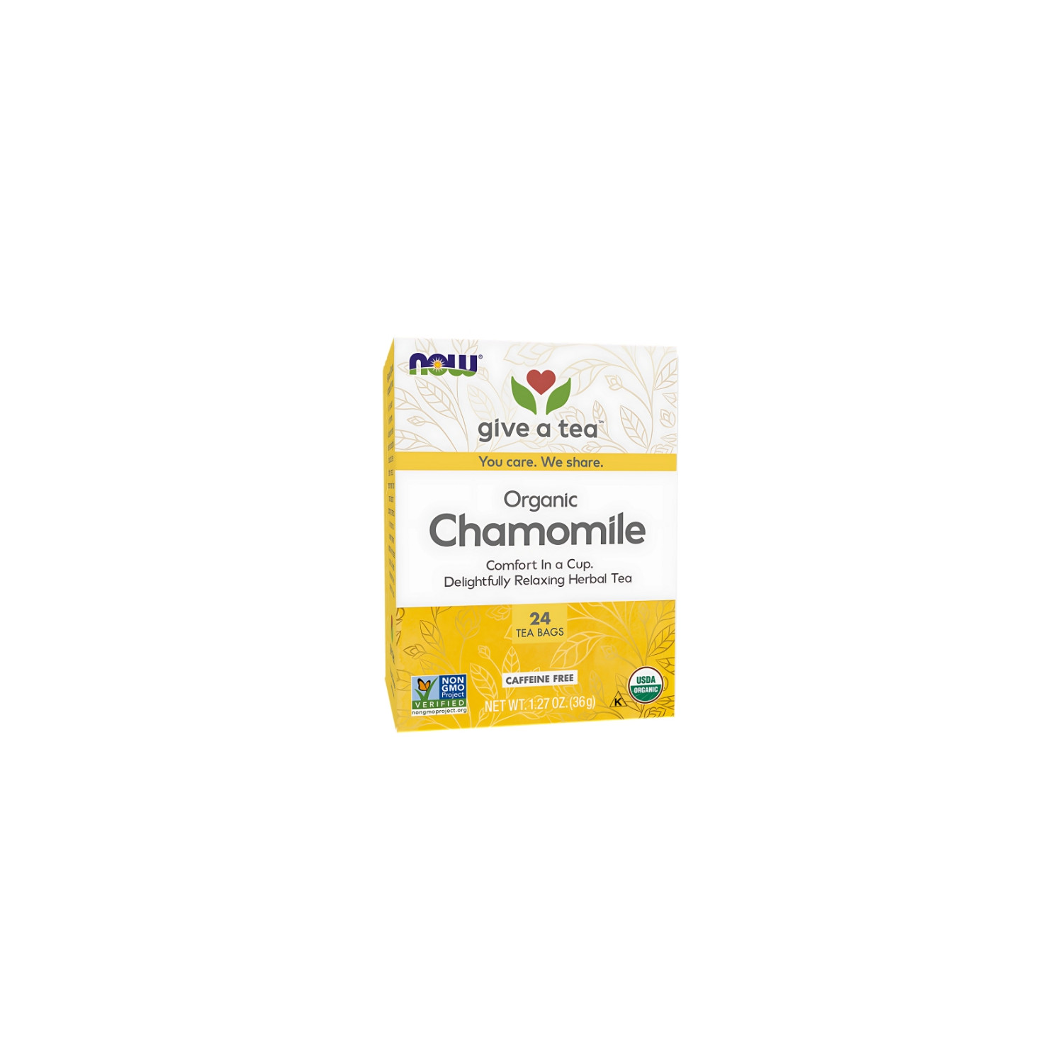NOW Foods Bio-Kamillentee 24 stk. 36g