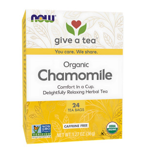NOW Foods ChamomileOrganic Tea 24 ct. 36g