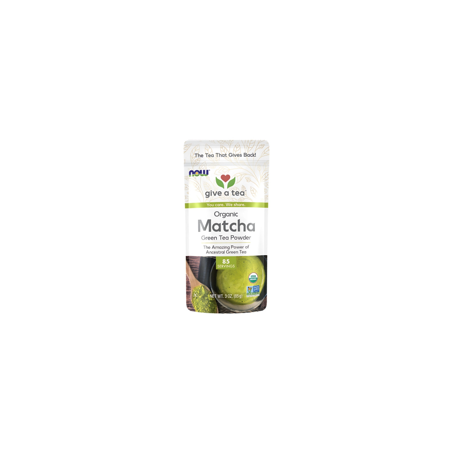 NOW Foods Matcha Bio-Grüntee 85g
