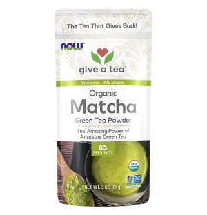 NOW Foods Matcha Bio-Grüntee 85g