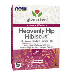 NOW Foods Heavenly Hip Hibiscus Bio-Tee 24 stk. 48g
