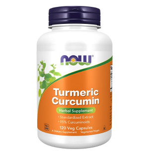 NOW Foods Turmeric Curcumin 120 caps. Vege