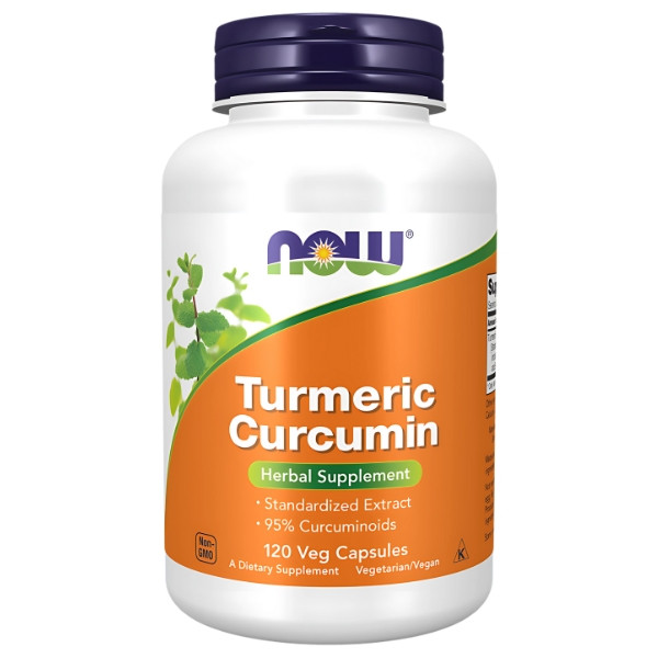 NOW Foods Turmeric Curcumin 120 caps. Vege