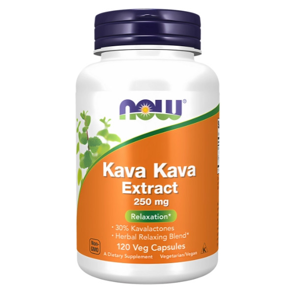 NOW Foods Kava Kava Extract 250mg 120 kaps. Vege