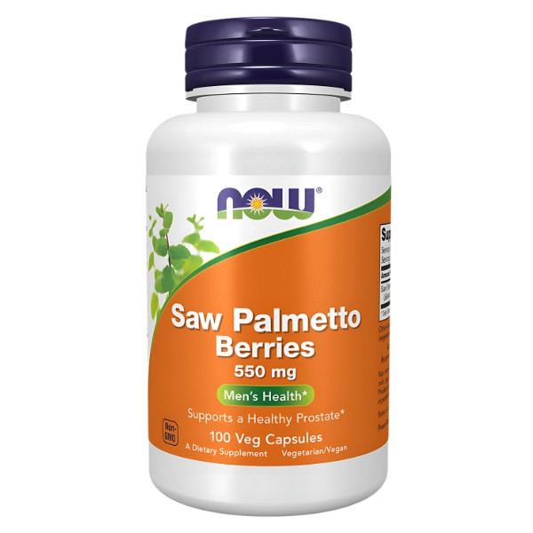 NOW Foods Jagody Palmy Sabałowej 550mg 100 kaps. Vege