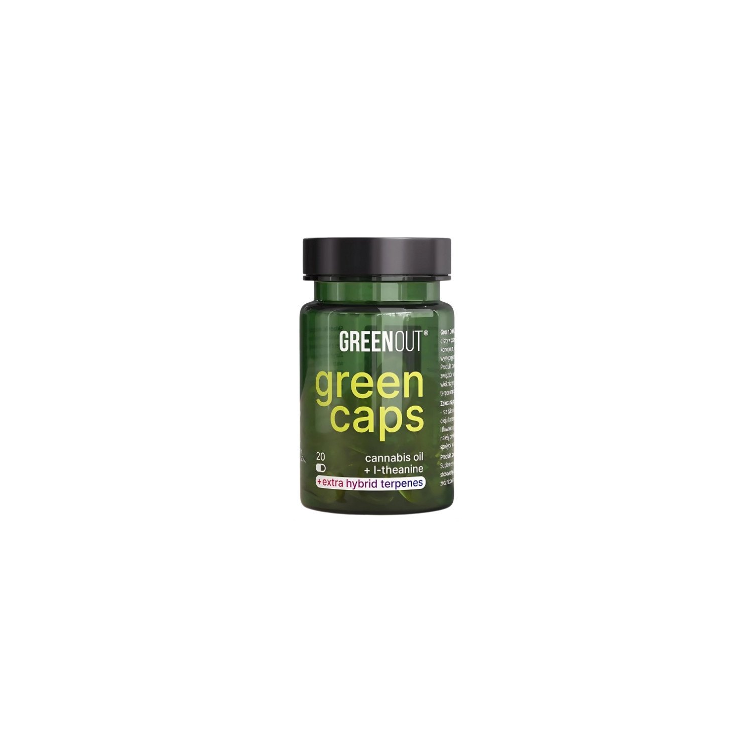 DT Green Out Green Caps + Terpeny 20 kaps.