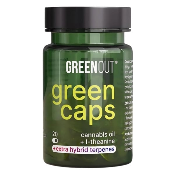 DT Green Out Green Caps + Terpeny 20 kaps.