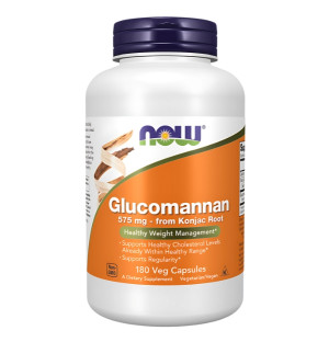 NOW Foods Glucomannan 575mg 180 kaps. Vege