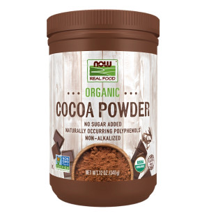 NOW Foods Bio-Kakaopulver 340g
