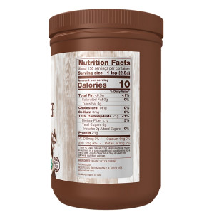 Zusammensetzung NOW Foods Bio-Kakaopulver 340g